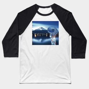 Kawaguchiko Lake (Japan) Baseball T-Shirt